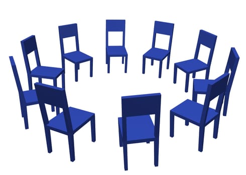 Circle of chairs
