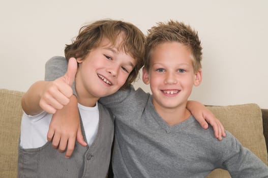 These two boys are best friends. Friends for life!