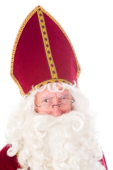 Portrait of Sinterklaas, a Dutch tradition which is celebrated at December 5th.