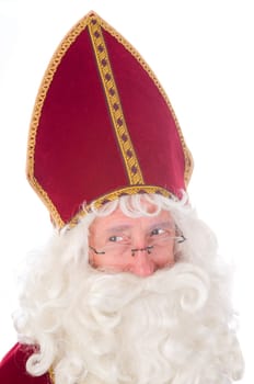 Portrait of Sinterklaas, a Dutch tradition which is celebrated at December 5th.