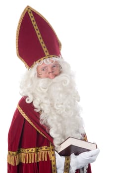 Sinterklaas and his book of children&#039 s names