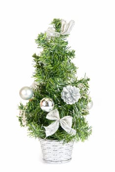Christmas firtree isolated on a white background