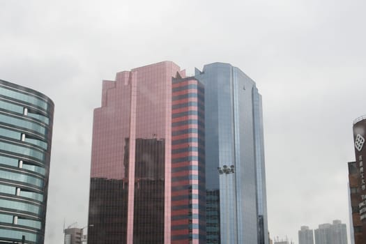 High-rise in Hong Kong seen from Star Avenue