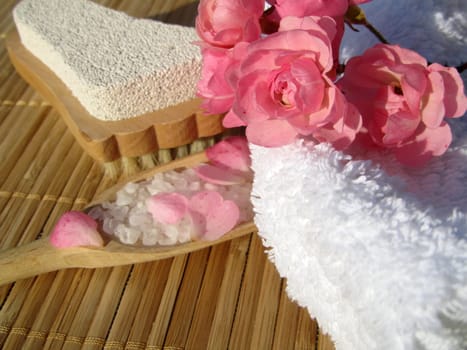 rosy bath salts