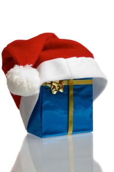 Santa Claus cap with gift - Santa Claus cap with gift