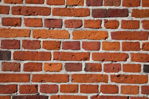 red brick wall