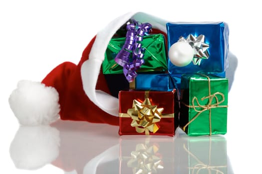Santa Claus cap with gifts - Santa claus cap with gift