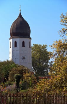 Monastery church on Lake Frauenchiemsee
