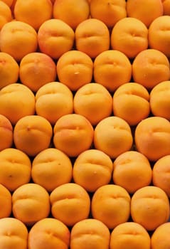 Fresh natural apricot for background