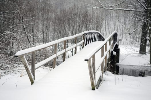 A typical scene in New England after a winter storm