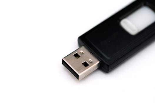 A USB device isolated on white back ground