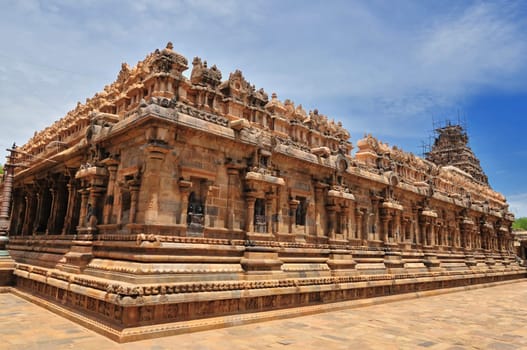 intricate artwork at ancient hindu temple
