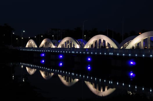 One of the prominent landmarks in Chennai India beautifully Lit