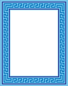 cartoon style graphic frames or borders
