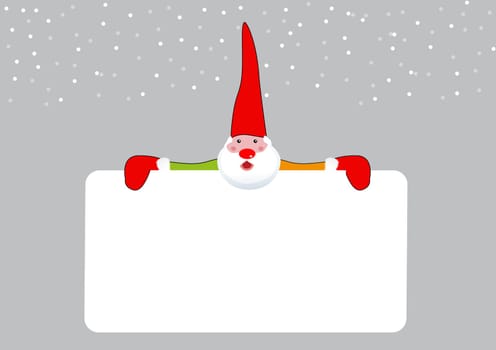 Gnome with card