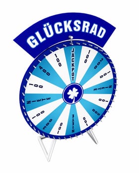 3D Wheel of Fortune - Blue Clipped 04