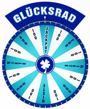 Wheel of Fortune - Insulated blue cyan