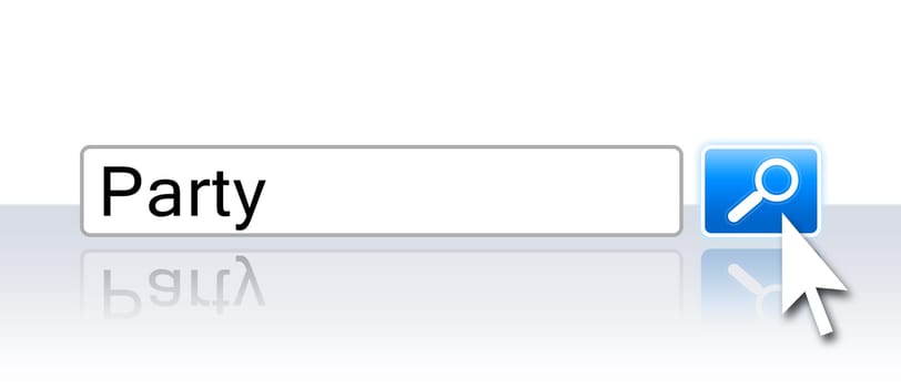 Internet Search Box - Party Wanted