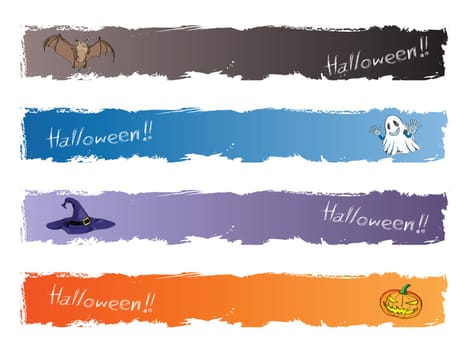 halloween banner, standard size as horizonal full banner size 468 x 60.