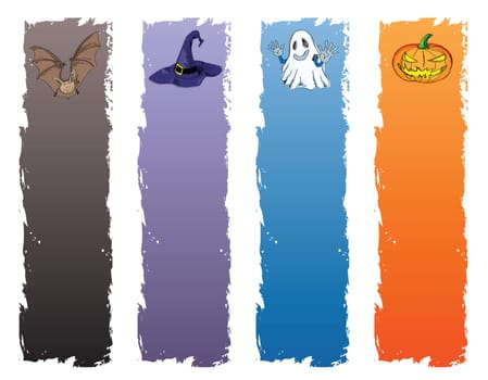 halloween banner, standard size as vertical banner size (skycraper) 160 x 600.