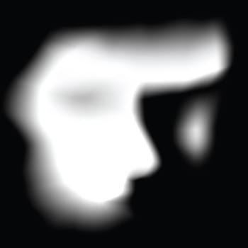 ghost face in vector format.