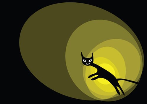 cat cartoons illustration background.