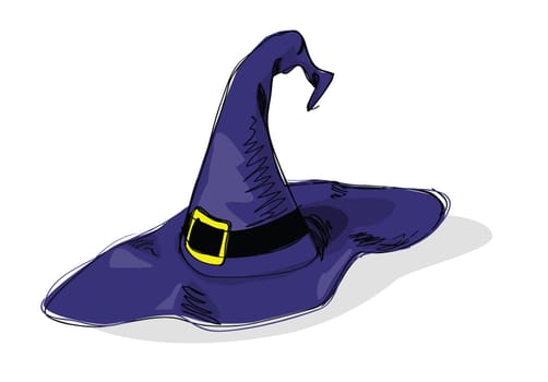 witch hat, a symbol of witch.