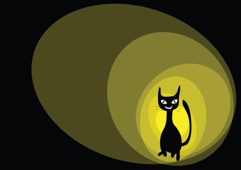 cat cartoons illustration background.