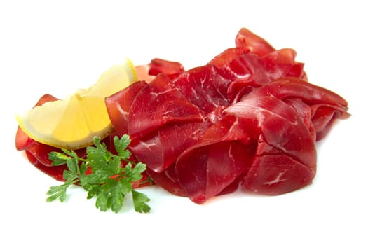 italian cold cuts called Bresaola