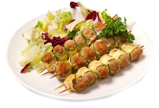 stuffed zucchini with meat