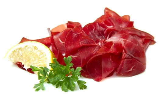 italian cold cuts called Bresaola