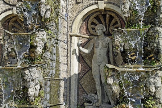 Water cascade in Hanover-Herrenhausen