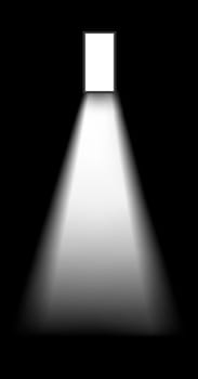 an exit or entrance to a darkness, for concepts illustrations