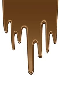 dripping melt chocolate, for background or banner usage.