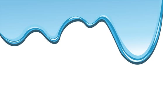 blue paint dripping down, as background and with space for text.