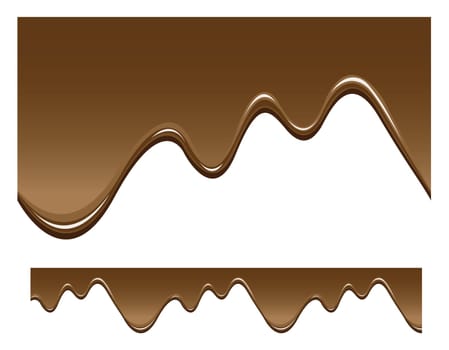 seamless chocolate background, dripping liquid.