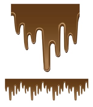 seamless chocolate background, dripping liquid.