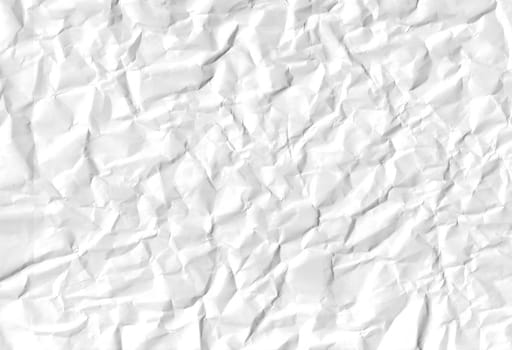 white crumpled paper textures as design usage.