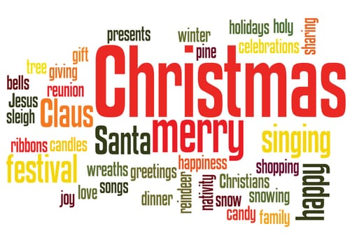 christmas background, vector format.