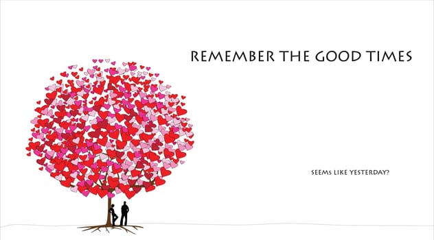 love tree series, card design for valentine&#039 s day - 02 of 06