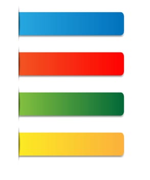 website navigation tabs, eps10 format for easy editing.