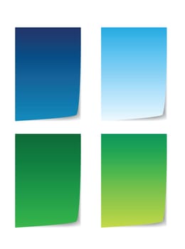 colorful paper for message