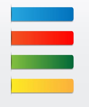 website navigation tabs, eps10 format for easy editing.