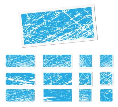 grunge sticker label, for message or price tag