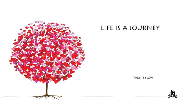 love tree series, card design for valentine&#039 s day - 06 of 06