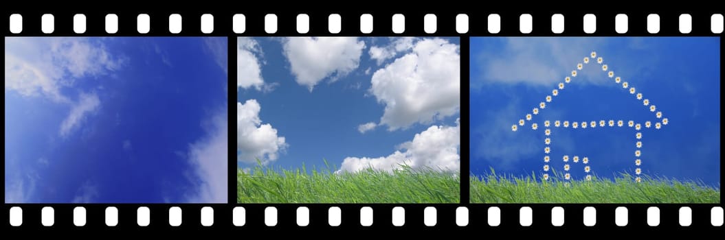 House Building Film Strip