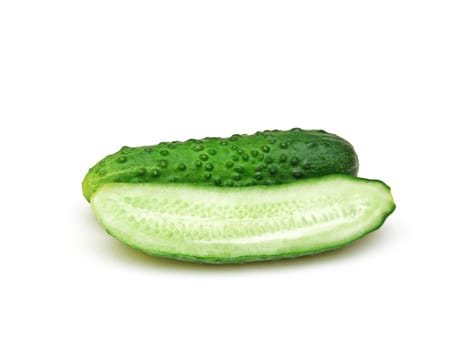 some pickling cucumbers (cucumis sativus)