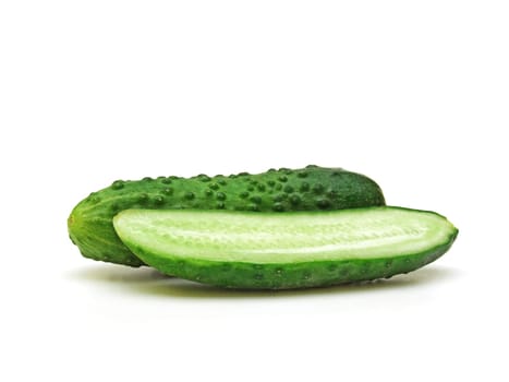 some pickling cucumbers (cucumis sativus)