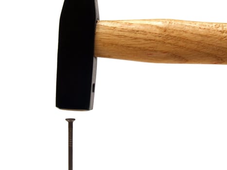 Locksmith's hammer and nail