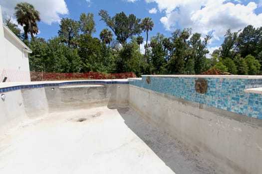 A Swimming Pool under construction in Florida